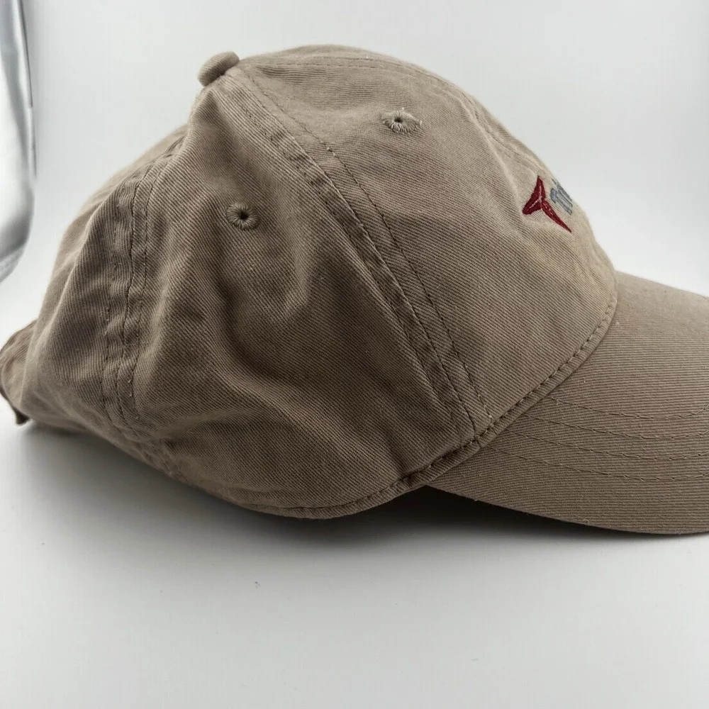 Triumph Motorcycles Aircraft Window Experts Tan Adjustable Strapback Hat